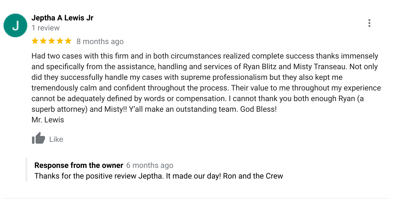 Ron weiss review screenshot