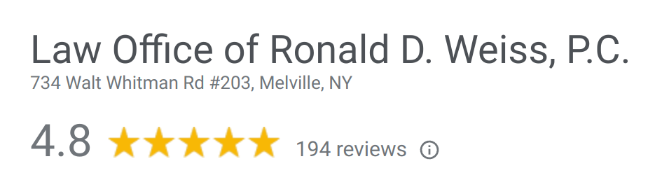 Ron weiss foreclosure office showing good reviews